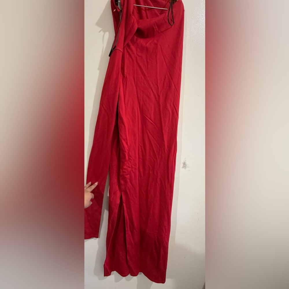 MARELLA One Shoulder Red Dress - Picture 10 of 12